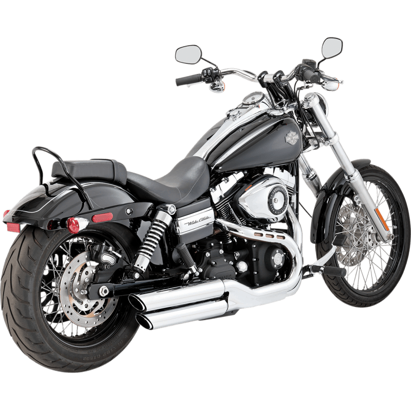 VANCE AND HINES TWIN SLASH 3" SLIP - ON EXHAUST - 16845 - Driven Powersports Inc.16845