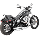 VANCE AND HINES TWIN SLASH 3" SLIP - ON EXHAUST - 16845 - Driven Powersports Inc.16845