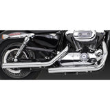 VANCE AND HINES STRAIGHTSHOTS HS SLIP - ON EXHAUST CHROME - 16819 - Driven Powersports Inc.16819
