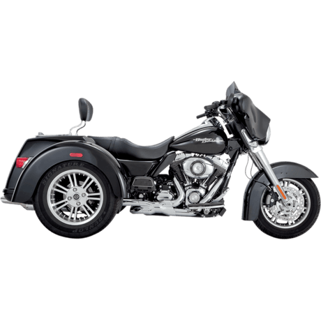 VANCE AND HINES TRIKE DELUXE SLIP - ON EXHAUST CHROME MUFFLERS - 16789 - Driven Powersports Inc.16789