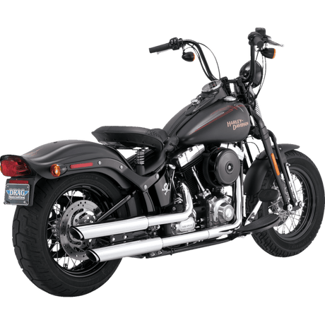 VANCE & HINES MUFFLERS 3" TWIN SLASH CHROME DLX CRSBNS SLM (16842) - DRIVEN Canada's Powersports 16842