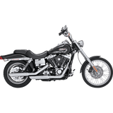 VANCE & HINES MUFFLERS 3" TWIN SLASH CHROME DYNA (16838) - DRIVEN Canada's Powersports 16838