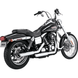 VANCE & HINES MUFFLERS 3" TWIN SLASH CHROME DYNA (16838) - DRIVEN Canada's Powersports 16838