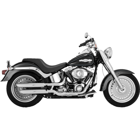 VANCE & HINES MUFFLERS 3" TWIN SLASH CHROME FATBOY DEUCE (16844) - DRIVEN Canada's Powersports 16844