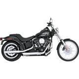 VANCE & HINES MUFFLERS 3" TWIN SLASH CHROME SOFTAIL (16834) - DRIVEN Canada's Powersports 16834