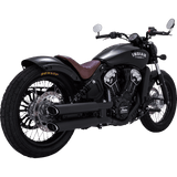 VANCE & HINES MUFFLERS 3"BLK TW SLASH SCOUT (48323) - DRIVEN Canada's Powersports 48323
