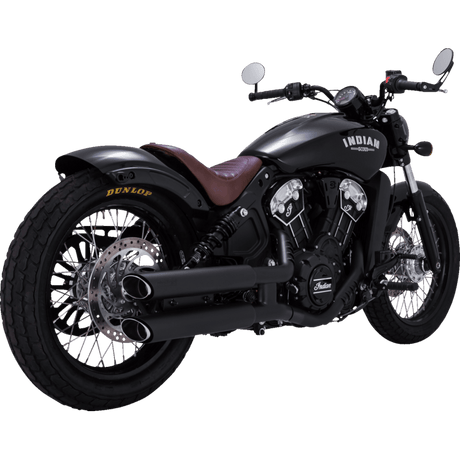 VANCE & HINES MUFFLERS 3"BLK TW SLASH SCOUT (48323) - DRIVEN Canada's Powersports 48323