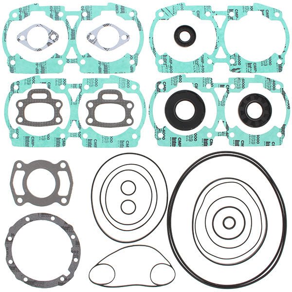 VERTEX COMPLETE GASKET SET WITH OIL SEALS (611204) - Driven Powersports Inc.714205612042611204