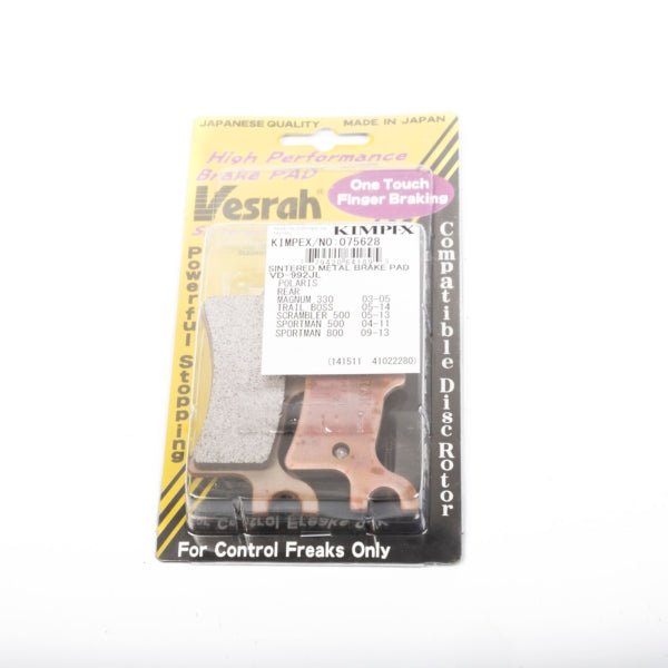 VESRAH BRAKE PAD (VD - 992JL) - DRIVEN Canada's Powersports 7794206418952VD - 992JL