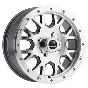 VISION WHEELS INVADER WHEEL SILVER CHROME 14X7 4/110 5.5/1.5 (GV8 - 147110GMMF55) - DRIVEN Canada's Powersports 886821169542GV8 - 147110GMMF55