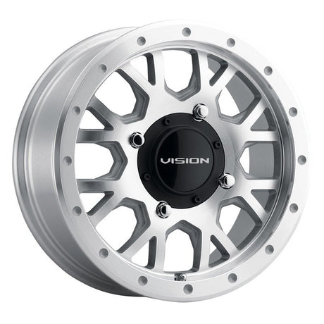 VISION WHEELS INVADER WHEEL SILVER CHROME 14X7 4/156 5.5/1.5 (GV8 - 147156ACMF55) - DRIVEN Canada's Powersports 886821210596GV8 - 147156ACMF55