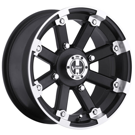 VISION WHEELS LOCK OUT WHEEL BLACK 12XL7 (4+3) 4/115 - DRIVEN Canada's Powersports 886821002580393 - 127115MBML4