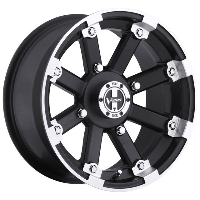 VISION WHEELS LOCK OUT WHEELBLACK 12XL7 (4+3) 4/156 - DRIVEN Canada's Powersports 886821002641393 - 127156MBML4