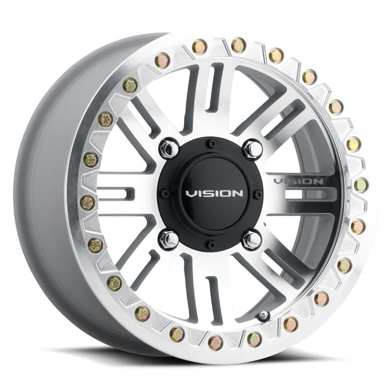 VISION WHEELS MANX 2 WHEEL ALUMINIUM 15X7 (4.4+2.6) 4/156 (356BLA157156ACMFMR44) - DRIVEN Canada's Powersports 886821212736356BLA157156ACMFMR44