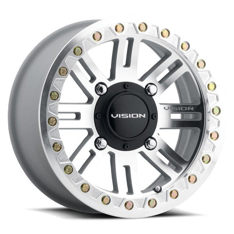 VISION WHEELS MANX 2 WHEEL ALUMINIUM 15X7 (4.4+2.6) 4/156 (356BLA157156ACMFMR44) - DRIVEN Canada's Powersports 886821212736356BLA157156ACMFMR44