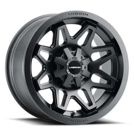 VISION WHEELS SE7EN WHEEL MATTE BLACK 15X7 (5.5+1.5) 4/136 - DRIVEN Canada's Powersports 886821238491416 - 157136MB5.5