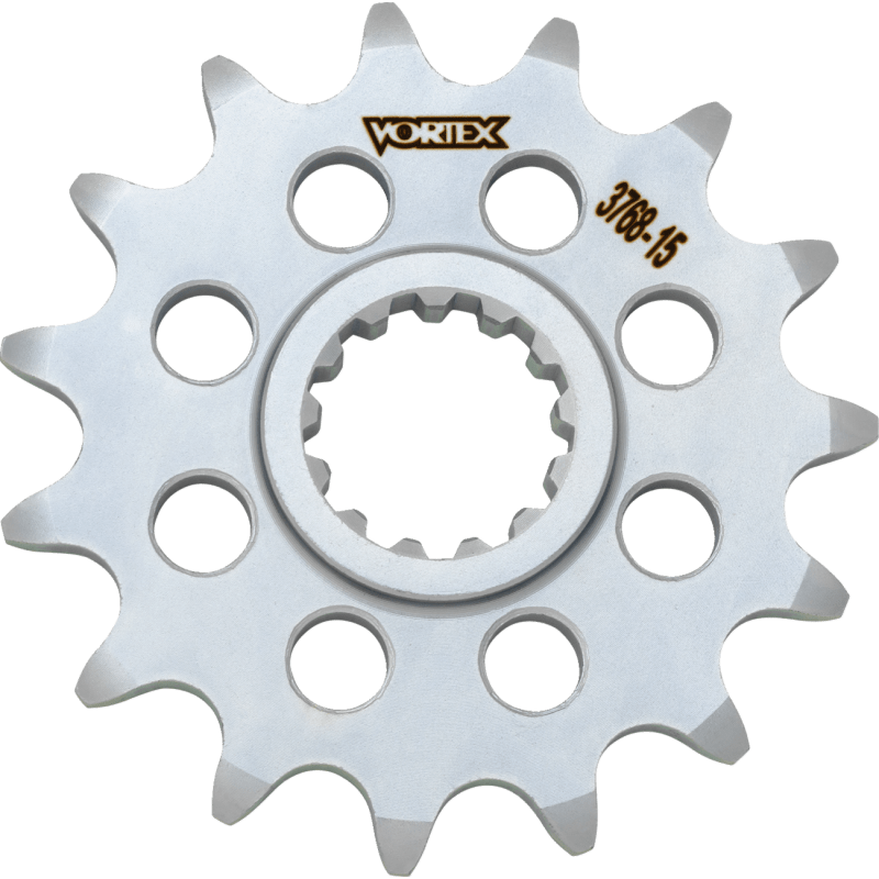 VORTEX SPROCKET STEEL FRONT 520 - 15 TOOTH SLVR (3768 - 15) - DRIVEN Canada's Powersports 3768 - 15