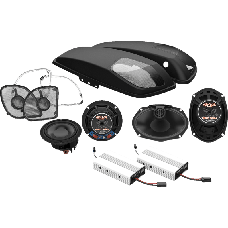 WILD BOAR AUDIO 800 WATT LID SPEAKERS 6X9" ROAD GLIDE (WBA 800.4RG KIT) - DRIVEN Canada's Powersports WBA 800.4RG KIT