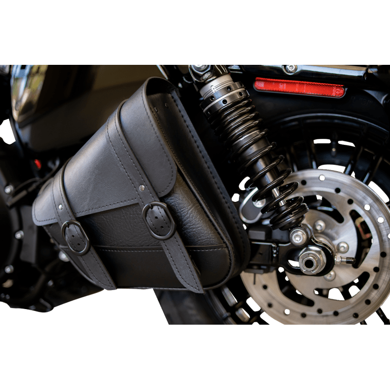 WILLIE & MAX LUGGAGE BLACK JACK SWINGARM BAG DUAL SHOCK SPORTSTER (59778 - 05) - DRIVEN Canada's Powersports 59778 - 05