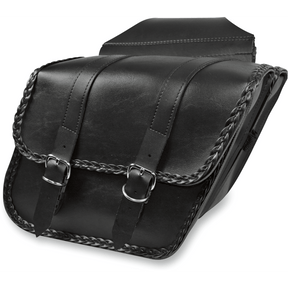 WILLIE & MAX LUGGAGE SADDLEBAG COMPACT BRAIDED (58707 - 20) - DRIVEN Canada's Powersports 58707 - 20