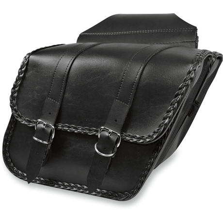 WILLIE & MAX LUGGAGE SADDLEBAG COMPACT BRAIDED (58707 - 20) - DRIVEN Canada's Powersports 58707 - 20