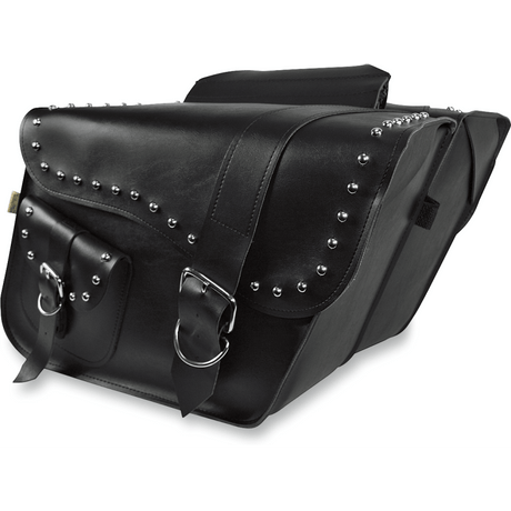 WILLIE & MAX LUGGAGE SADDLEBAG RANGER STDDED SLANT - DRIVEN Canada's Powersports 58750 - 01
