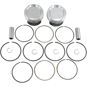 WISECO PISTON 86 - 16 XL883 TO 1200 .010 PISTON KIT (K1656) - DRIVEN Canada's Powersports K1656