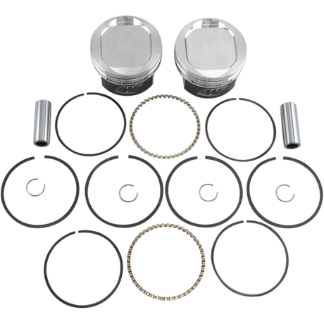 WISECO PISTON 86 - 16 XL883 TO 1200 .010 PISTON KIT (K1656) - DRIVEN Canada's Powersports K1656