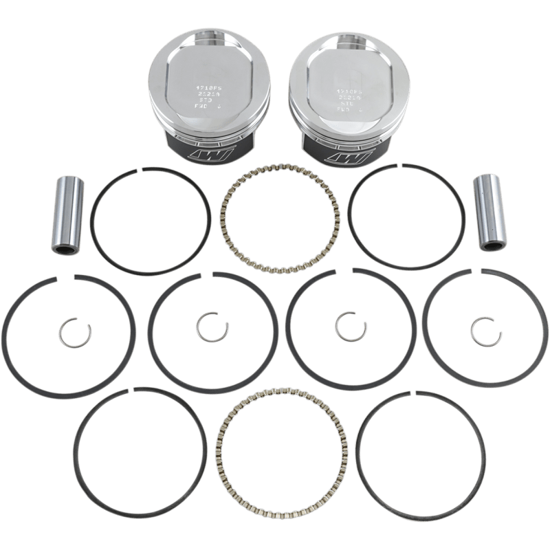 WISECO PISTON 86 - 16 XL883 TO 1200 STD PISTON KT 9.5:1 (K1655) - DRIVEN Canada's Powersports K1655