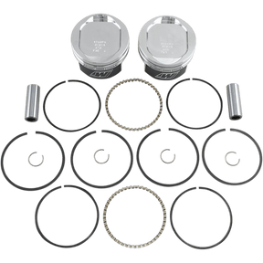 WISECO PISTON 86 - 16 XL883 TO 1200 STD PISTON KT 9.5:1 (K1655) - DRIVEN Canada's Powersports K1655