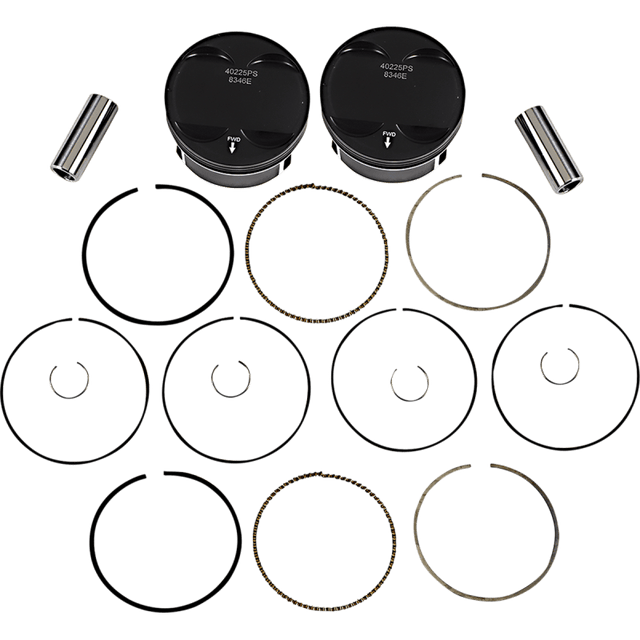 WISECO PISTON PISTON KT M8 CVO 128CI (K2802) - DRIVEN Canada's Powersports K2802