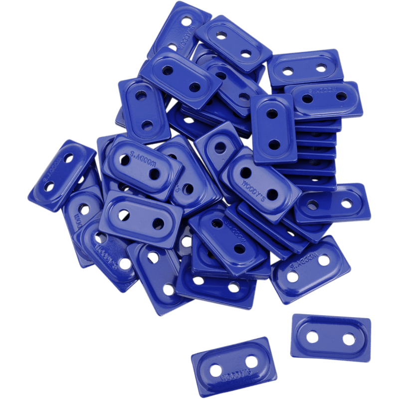 WOODY'S DOUBLE DIGGER ALUMSUPPORT PLATE (BLUE) (ADD2 - 3795 - B - 1) - DRIVEN Canada's Powersports ADD2 - 3795 - B - 1