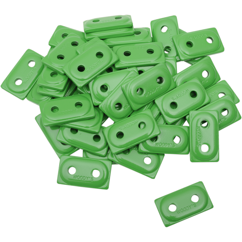WOODY'S DOUBLE DIGGER ALUMSUPPORT PLATE (GREEN) (ADD2 - 3780 - B - 1) - DRIVEN Canada's Powersports ADD2 - 3780 - B - 1