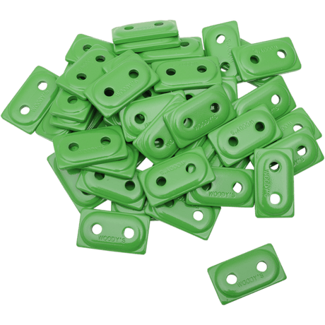 WOODY'S DOUBLE DIGGER ALUMSUPPORT PLATE (GREEN) (ADD2 - 3780 - B - 1) - DRIVEN Canada's Powersports ADD2 - 3780 - B - 1