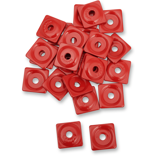 WOODY'S SQUARE DIGGER AL. SUPPORT PLATES - RED (ASW2 - 3790 - 48 - 1) - DRIVEN Canada's Powersports ASW2 - 3790 - 48 - 1