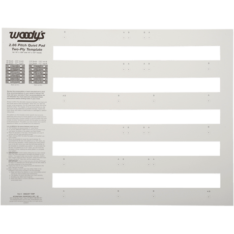 WOODY'S TEMPLATE 2.86P QUIET (286QUIET - TEMP - 1) - DRIVEN Canada's Powersports 286QUIET - TEMP - 1