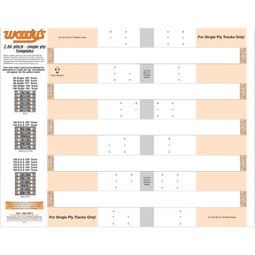 WOODY'S TEMPLATE STUDDING 2.86PT (286S - TEMP - 2 - 1) - DRIVEN Canada's Powersports 286S - TEMP - 2 - 1