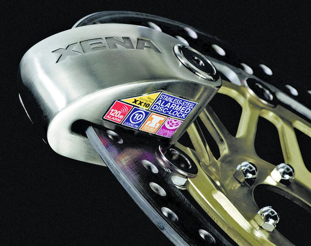 XENA STAINLESS DISC LOCK ALARM 10MM (XX10 - SS) - DRIVEN Canada's Powersports 87684600303XX10 - SS