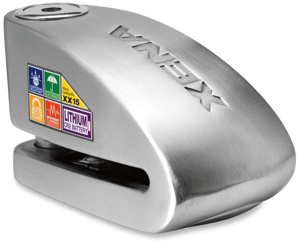XENA STAINLESS DISC LOCK ALARM 1/2 IINCH (XX15 - SS) - DRIVEN Canada's Powersports 87684600319XX15 - SS