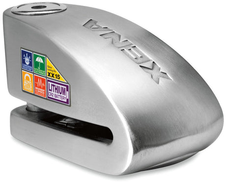 XENA STAINLESS DISC LOCK ALARM 1/2 IINCH (XX15 - SS) - DRIVEN Canada's Powersports 87684600319XX15 - SS