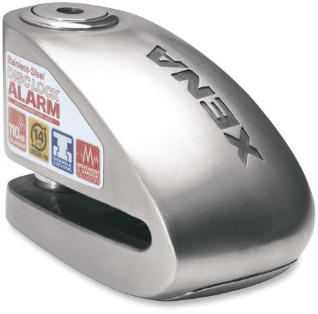 XENA XX14 S/S DISC LOCK WITH ALARM 14MM (XX14 - SS) - DRIVEN Canada's Powersports 87684600270XX14 - SS