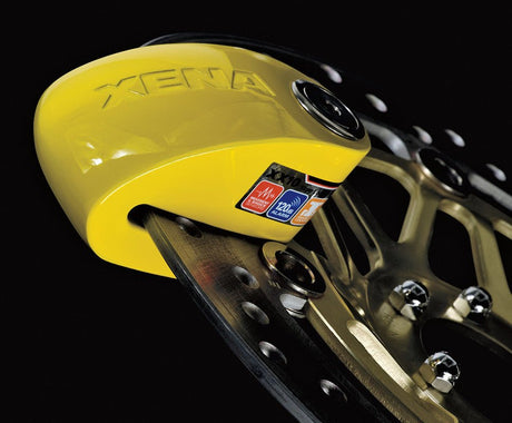XENA YELLOW DISC LOCK ALARM 10MM (XX10 - Y) - DRIVEN Canada's Powersports 87684600321XX10 - Y