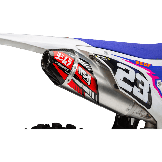 YOSHIMURA 2024 YZ250F RS - 12 SLIP - ON SS/AL/CF (231032D320) - DRIVEN Canada's Powersports 231032D320