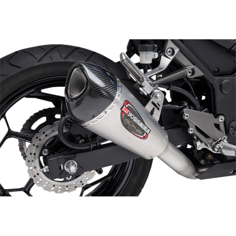 YOSHIMURA 13 - 17 NINJA 300 ALPHA T FS SS/SS/CF WF (14701AP520) - DRIVEN Canada's Powersports 14701AP520