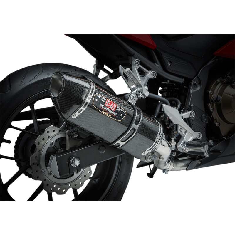 YOSHIMURA 16 - 20 CBR500R SIGN R - 77 SO SS/CF/CF (12551E0220) - DRIVEN Canada's Powersports 12551E0220