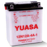 YUASA 12N12A - 4A - 1 CONVENTIONAL 12V BATTERY (YUAM2221B) - DRIVEN Canada's Powersports 048493222127YUAM2221B