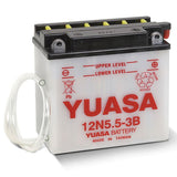 YUASA 12N5.5 - 3B CONVENTIONAL 12V BATTERY (YUAM2255B) - DRIVEN Canada's Powersports 048493225524YUAM2255B