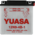YUASA 12N9 - 4B - 1 CONVENTIONAL 12V BATTERY (YUAM2290B) - DRIVEN Canada's Powersports 048493229027YUAM2290B