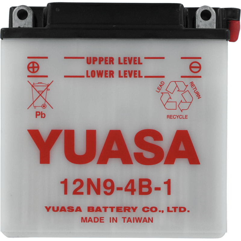 YUASA 12N9 - 4B - 1 CONVENTIONAL 12V BATTERY (YUAM2290B) - DRIVEN Canada's Powersports 048493229027YUAM2290B