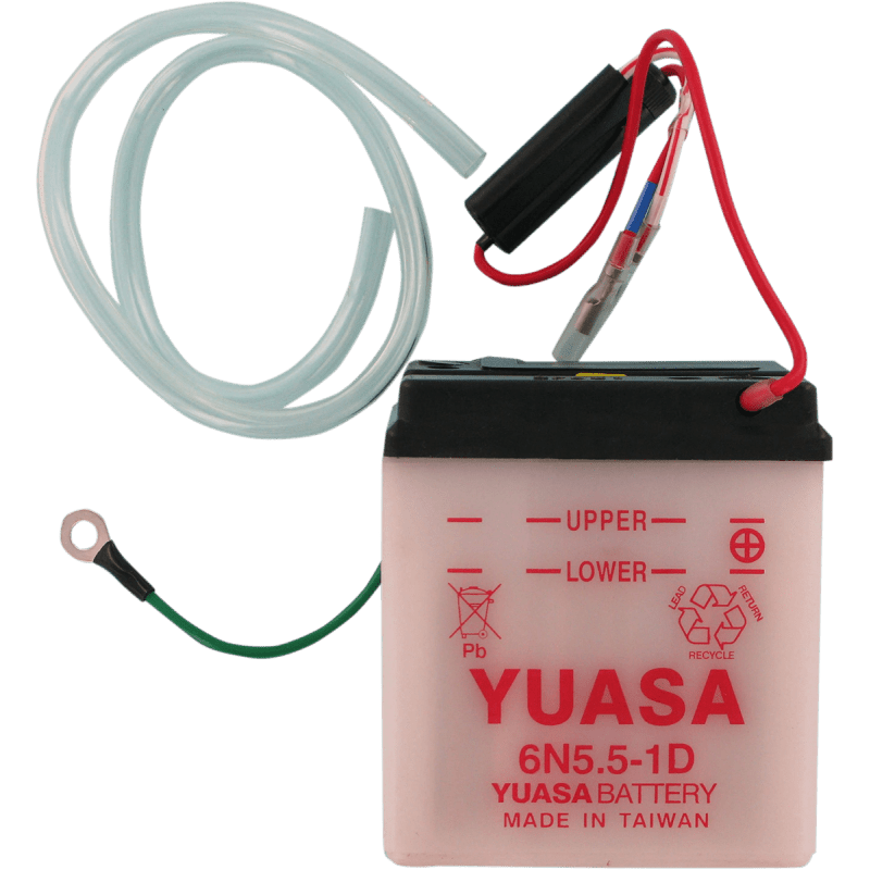 YUASA 6N5.5 - 1D CONVENTIONAL 6V BATTERY (YUAM2655B) - DRIVEN Canada's Powersports 048493265520YUAM2655B